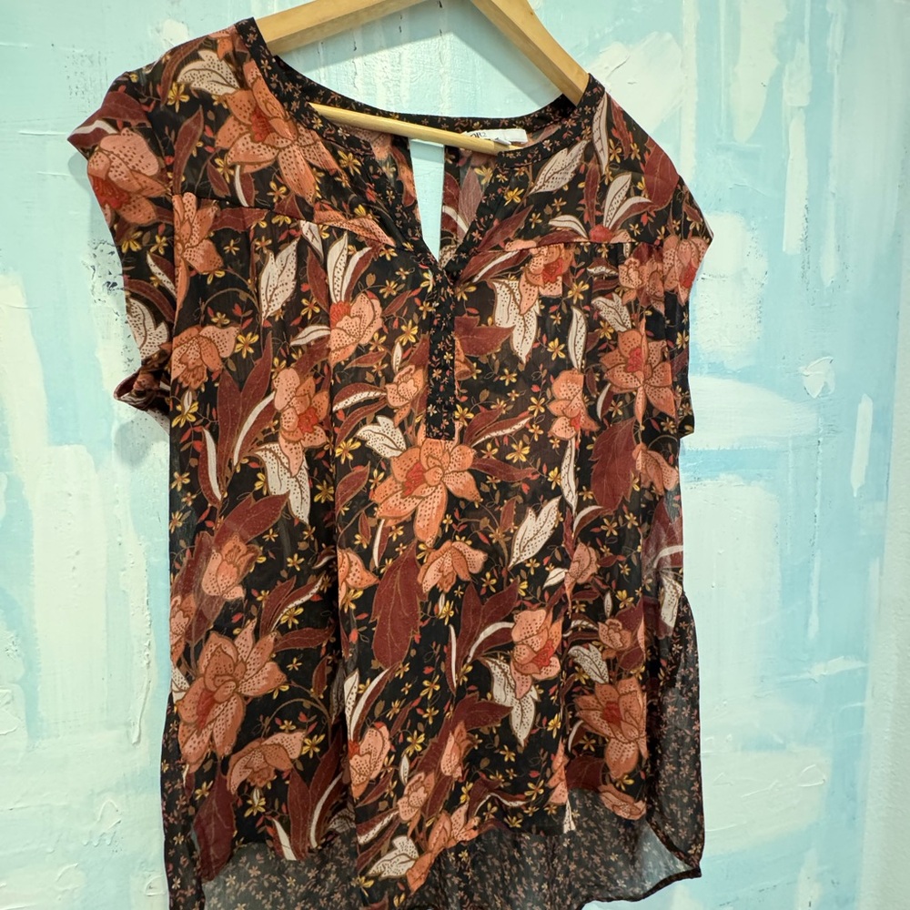 DR2 Sheer flowy blouse. Nordstrom